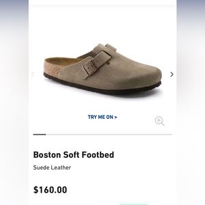 Taupe Boston Birkenstocks size 46